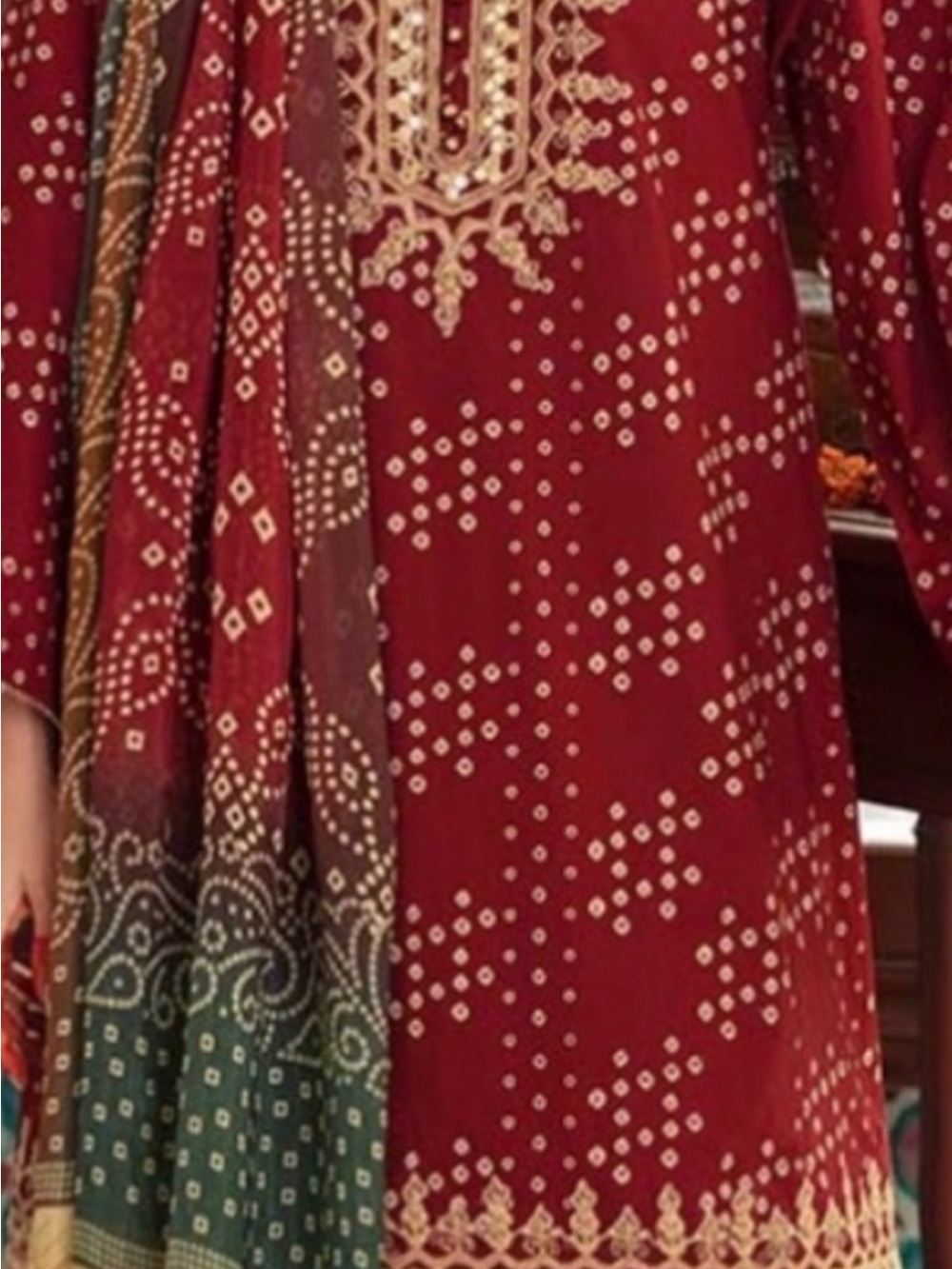 Pakistani and Indian desi outfit